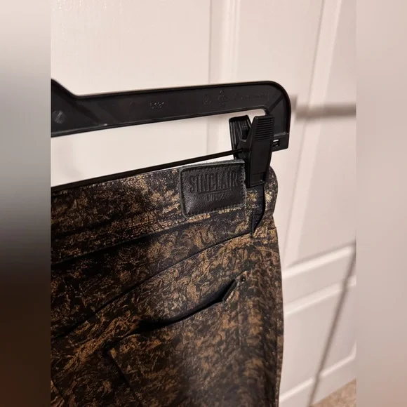 Sinclair Gold and Black Patterned Jeans Size 25 - Picture 3 of 4